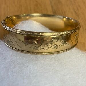 10k gold filled cuff bracelet